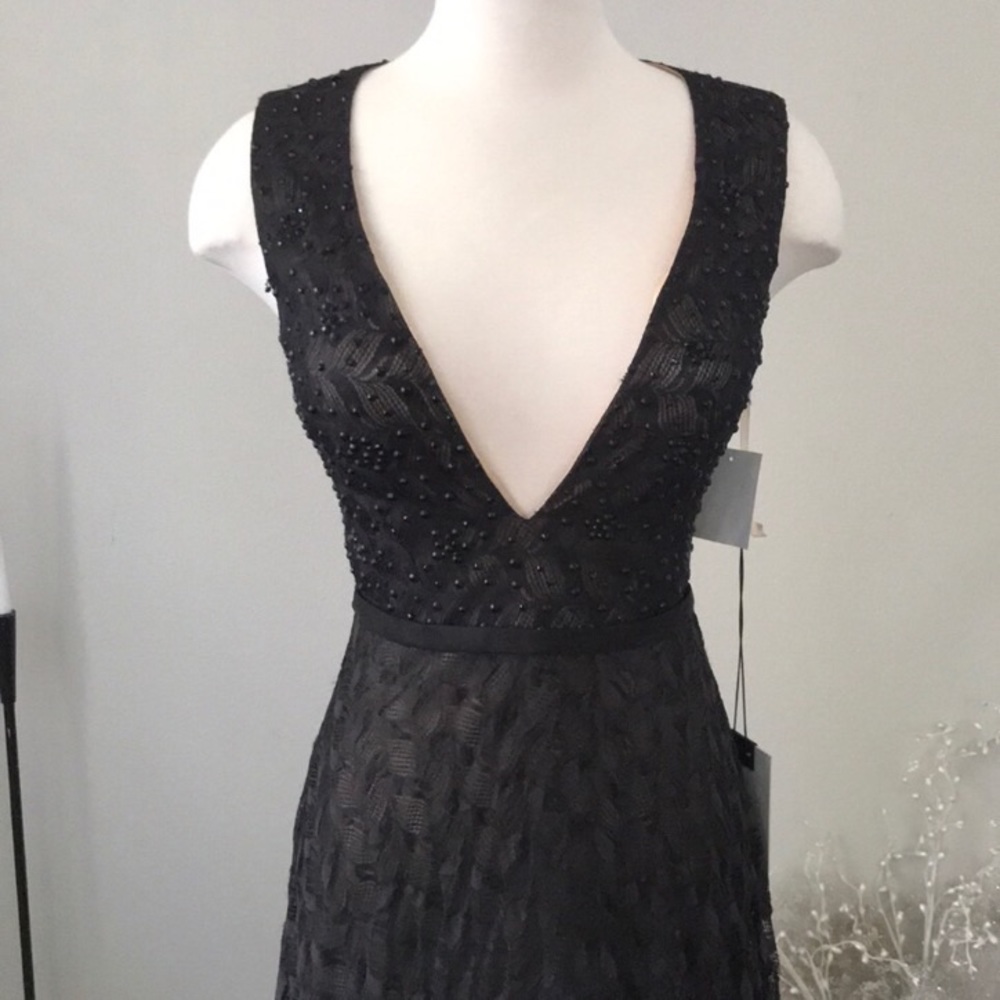 NWT Mac Duggal Black Gown